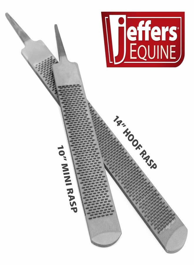 Jeffers Livestock Mini Hoof Rasp for Goats, Sheep, Pony, Mini Horses, Foals - 10" Ergonomic Steel Hoof Trimming Tool with 6 Teeth per Row - One Hand Use, Compact Farrier Hand Rasp - Image 5